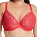 Sculptresse by Panache  Roxie Plunge Convertible Underwire Bra Hot Coral 40F Photo 0