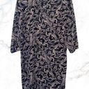 Gap  Black & Tan Paisley Print Tunic Dress Photo 0