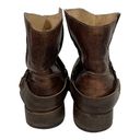 Bed Stu  Cobbler Series Short Harness Distress Leather Boot Booties Size 6.5 Photo 2