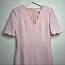 Harper  Rose Scallop V-neck Jumpsuit Pink Size 6 Photo 7