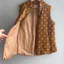 easel Brown Polka Dot Corduroy Vest Photo 7