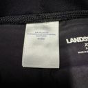 Lands'End  Womens Solid Black Base Layer Pull On Legging Pants Stretch Size XS Photo 7