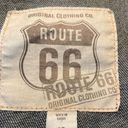 Route 66 DISTRESSED Jean Jacket Copper Logo Buttons Elbow Patch Medium Wash. SM Photo 12