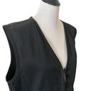 Chico's  Design Sleeveless Vest Jacket Black Zip Up‎ Pockets Women Size 3 XL Photo 5