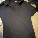 Gap Black ribbed  polo Photo 0