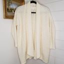 Lou & grey  Cream Open Front Wool Alpaca Blend Popcorn Cardigan XS Photo 0