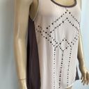 Studio Y Sleeveless embellished top size medium Photo 4