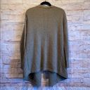 Lou & grey  open drape cardigan wool blend green Photo 4