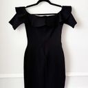 Amanda Uprichard  Sia Mini Dress in Black sz P Photo 3