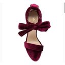 Bordeaux MODE Collective REVOLVE Sage Sandal  Velvet Stilleto Heels EU 36 US 6 Ne Photo 2