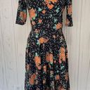 LuLaRoe Floral Swing Dress Photo 0