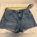 Topshop  mom blue Jean denimshorts frayed edges US women’s  14 Photo 4