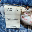 Alice + Olivia AO LA  Mid Rise Skinny Jeans Embroidered Size 24 Photo 10