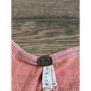 Free People Womens  henley waffle knit button up long sleeve‎ blouse size L Photo 3