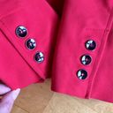 New York & Co. One Button Blazer, Back Pleat, Coral Orange, Size 10 Photo 4