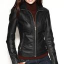 Kenneth Cole  Reaction Faux Leather Zippered Cuff Jacket Photo 0