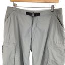 Mountain Hardwear  Gray Lightweight Nylon Hiking Pants Size 10 Convertible Photo 2