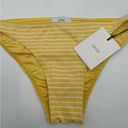 ONIA  Swim Bottoms Ashley Yellow Sun Stripe Snapdragon Beach Pool Bikini Med NWT Photo 9