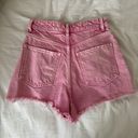 ZARA Pink Denim shorts Photo 1