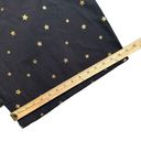 Madewell  Reusable Shopping Canvas Tote Bag Black with Metallic Gold Stars Photo 10