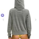 Aviator Nation Ninja Hoodie Heather Grey Retail $207 Photo 3