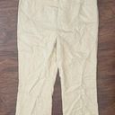 Ralph Lauren Lauren  Khaki 100% Linen Wide Leg Pants Side Zip NWT Size 12 Photo 0