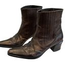 Via Spiga  Western Leather Ankle Boots Photo 4