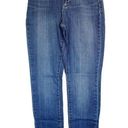 Victoria's Secret  Womens Size 4 Blue High-Rise Cropped Jeans Angel Wings Photo 0