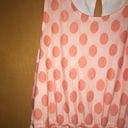 Ultra Pink Little orange flowy polka dot dress Photo 2