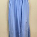 Natori  Cotton Poplin Belted Shirt Dress Midi Length Sky Blue Size S Photo 9