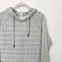 Zyia [ Active] Heather Gray Quilted Combo Pullover Hoodie Sweatshirt Size Large L Photo 5