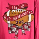 Pressbox USC University of South Carolina Love My Gamecocks Pink Long Sleeve Tee Photo 1