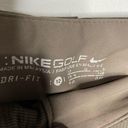 Nike  golf straight Leg Pants brown plaid size 12 Photo 1