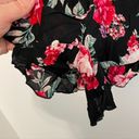 Torrid NEW NWT  4 Plus Size 5 Inch Gauze High Rise Short Black Red Floral Pull On Photo 6