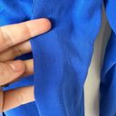 Equipment  100% Silk Blue Button Up Blouse Small Photo 6