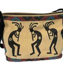 Krass&co El Paso Saddle Blanket  Tote Shoulder Bag Cream and Black Southwestern Photo 0