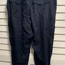 Tommy Hilfiger  Navy Blue Linen Pants Photo 5