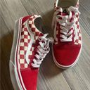 Vans Old Skool Checkerboard Red & White Size 7 Photo 0