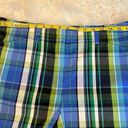 Jones New York  Sport Stretch Plaid Bermuda Length Shorts Women’s Size 14 Preppy Photo 6