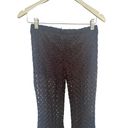 Audrey Black Lace Flare Pants Small Photo 3