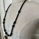 Onyx Long black  necklace Photo 1