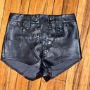 LIONESS Black Lace Shorts Photo 1