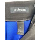 Lane Bryant  Pencil Skirt Plus‎ Size 18W Knit Stretch Black Blue Color Block New Photo 3