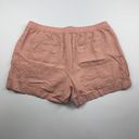 Old Navy  Coastal Plain Linen Blend High Rise Pull On Shorts L Photo 4