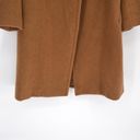 Vince  Brushed Wool Double Breasted Coat Mid Length in Camel Brown Size M Photo 8