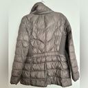 Bernardo  Gray/Purple quilted primaloft puffer zip up jacke Photo 1