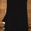 Carmen Marc Valvo NWT $295  Crepe Ruffle Front Sheath Dress Photo 3