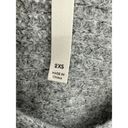 Babaton The Group by  Aritzia Sweater Women 2XS Grey V-Neck Long Sleeve Cropped Photo 5