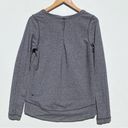 Lululemon  Women’s Exhalation Pullover Heathered Gray size 6 Photo 3