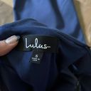 Lulus Blue Off The Shoulder Dress Photo 3